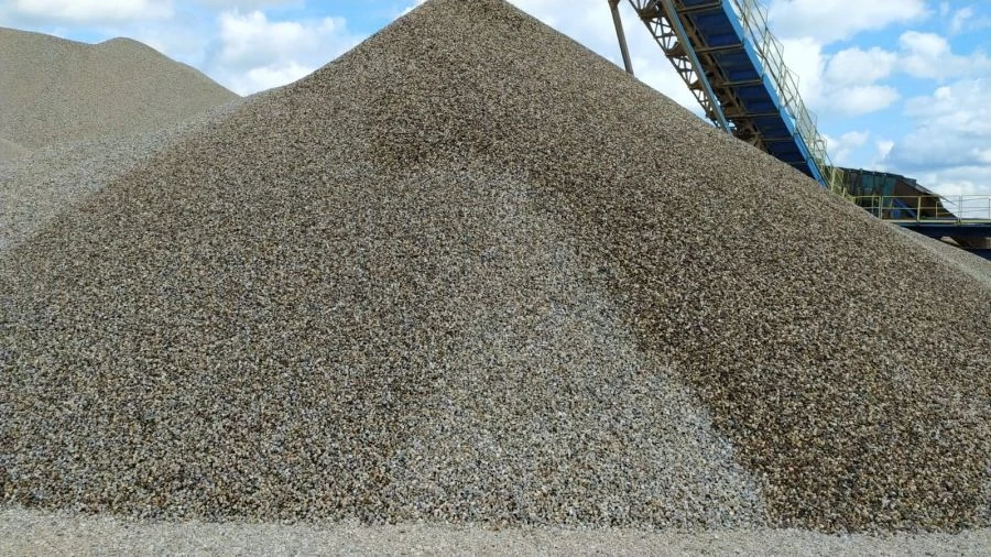 Washed Gravel Aggregate for Construction Works, 5 to 20 mm Size