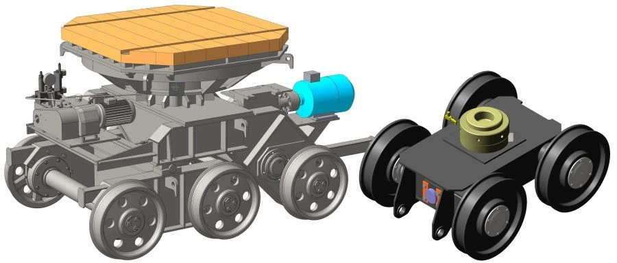 Self-Propelled Slipway Trolleys for Shipbuilding