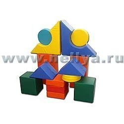 مجموعة البناء التعليمية للأطفال - 16 قطعة "نليا