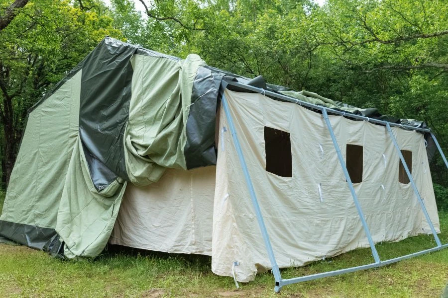 Cotton Fabric Tent M-30 for Extreme Weather Conditions