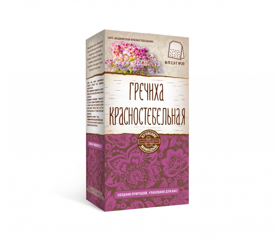 Natural Red-Stem Buckwheat Herb Tea Filter Bags