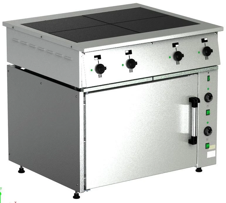 موقد كهربائي مع فرن PE-0.48Ms-022 للمطابخ التجارية
