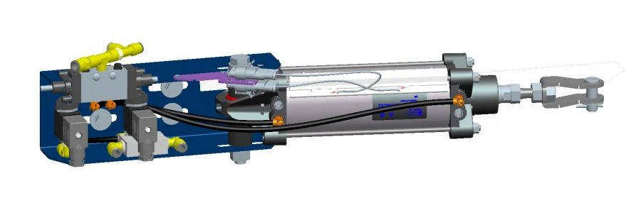 مشغل باب هوائي للمركبات 40M1R63/116T1B005