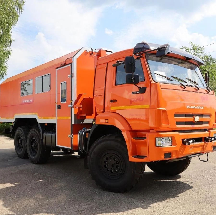 ورشة متنقلة نموذج 520101 على شاسيه كامتز-43118-A5