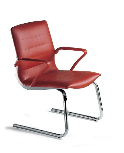 Modern Flober 519 Chair with Chrome Accents