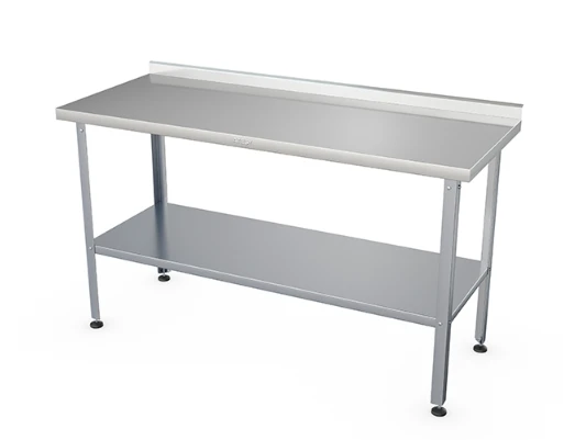 طاولة تحضير الطعام مع حافة SR-3-P (رف صلب)