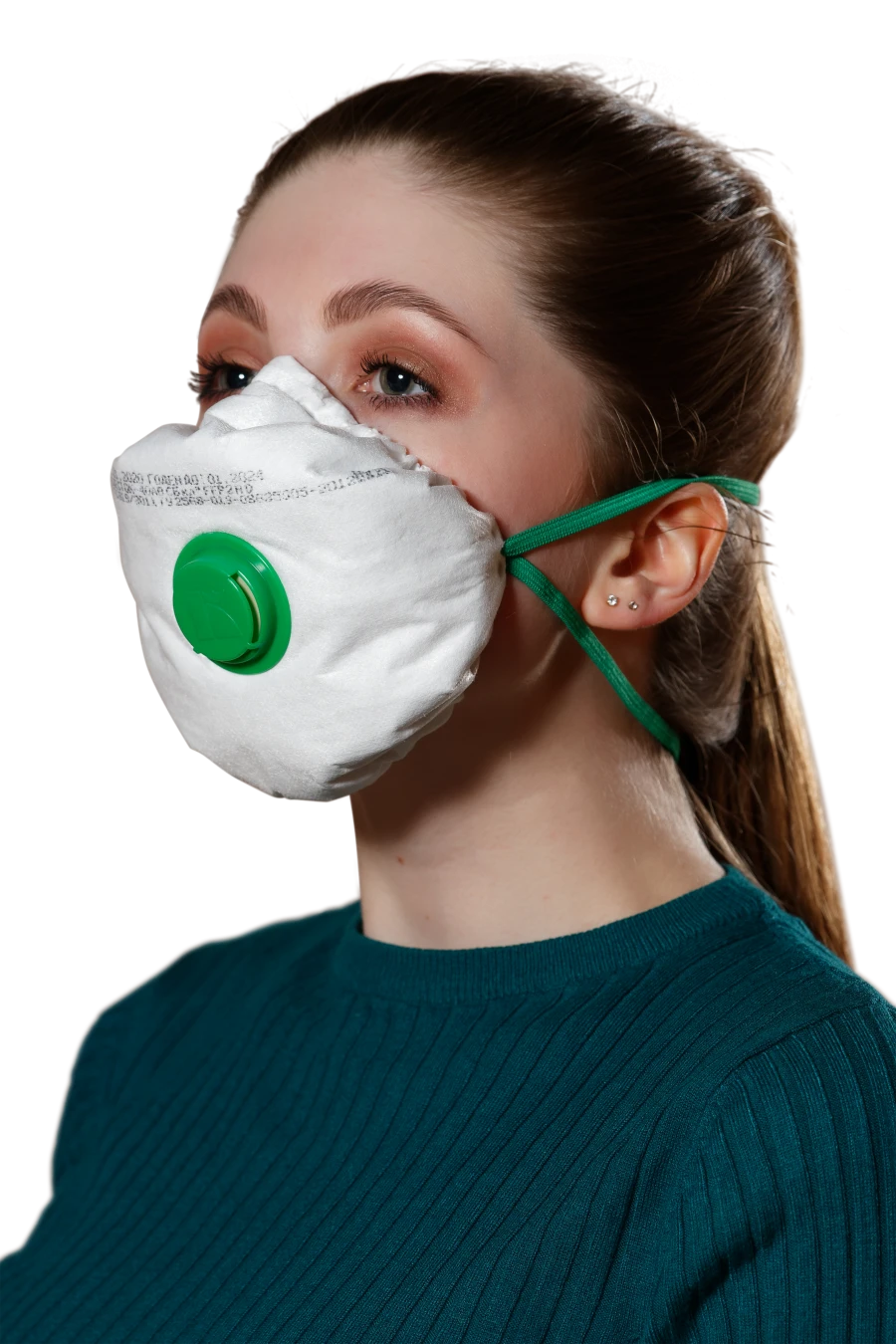 Filtering Half Mask for Aerosol Protection with Additional Vapor and Gas Defense "Lepestok-40AB SB Class" FFP2 R