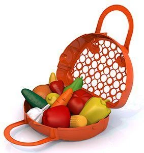 Fruit and Vegetable Set (12 Pieces in a Basket)