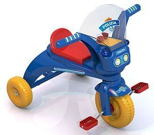 Bright Police Bicycle for Kids