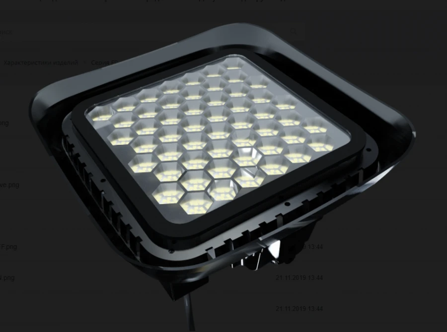 كشافات LED من سلسلة FD للاستخدام الخارجي والصناعي