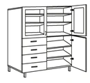 Tool Storage Cabinet SHK-3