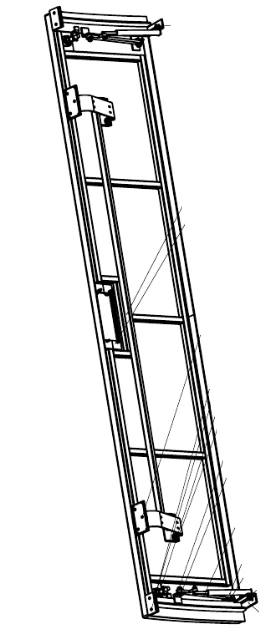Left Lower False Panel with Mechanism 71-412.10.21.200