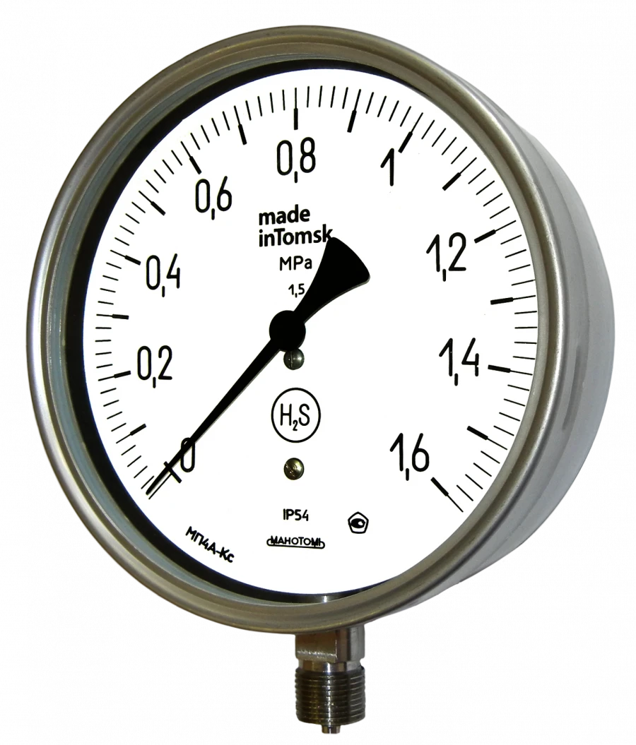 Pressure Gauges MP4A-Ks for Hydrocarbon Gas Measurement