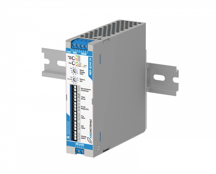 Uninterruptible Power Supply with DIN Rail Mount - ИБП-Д240-24