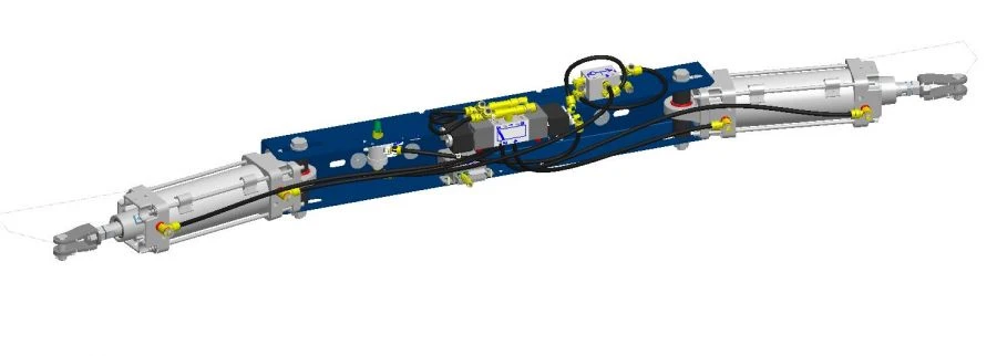 Pneumatic Actuator for Vehicle Doors 40M3R63/116T1V020