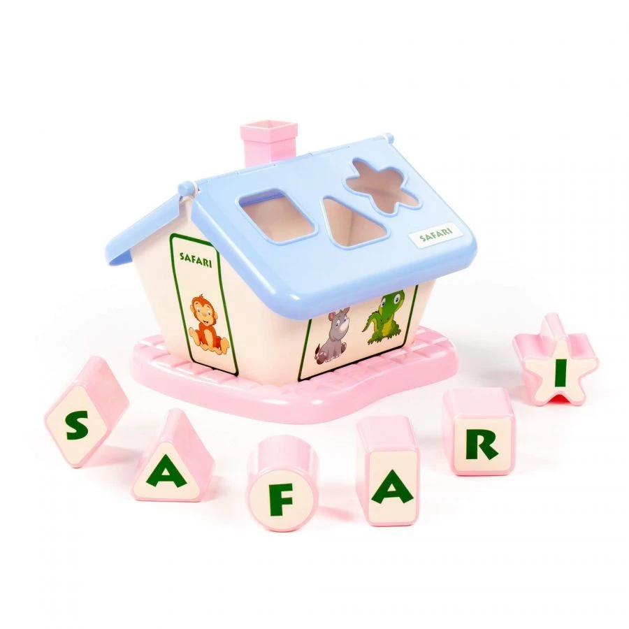 Safari Themed Playhouse for Kids (Blue), Model 90300