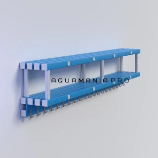 رف جداري مصنوع من بروفيل PVC