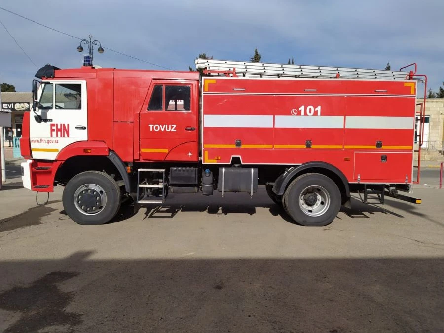 Fire Tanker Truck AC 3.2-70/4 (43265) model 4344-01 for KAMAZ chassis