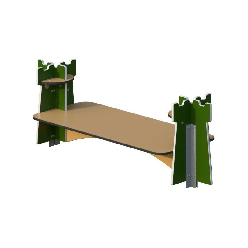 Plastic Bench for Play Areas and Recreation Zones - Romana 057.55.10