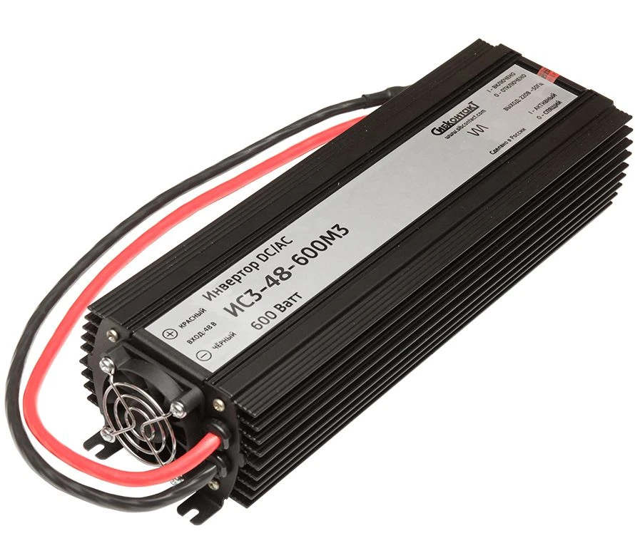محول جهد DC/AC 48V إلى 220V 600W IS3-48-600M3