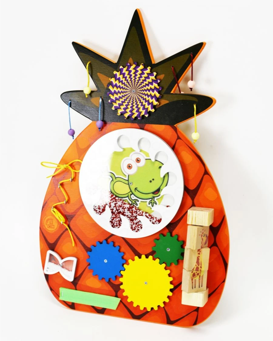 Pineapple Busy Board for Kids - ANANAS