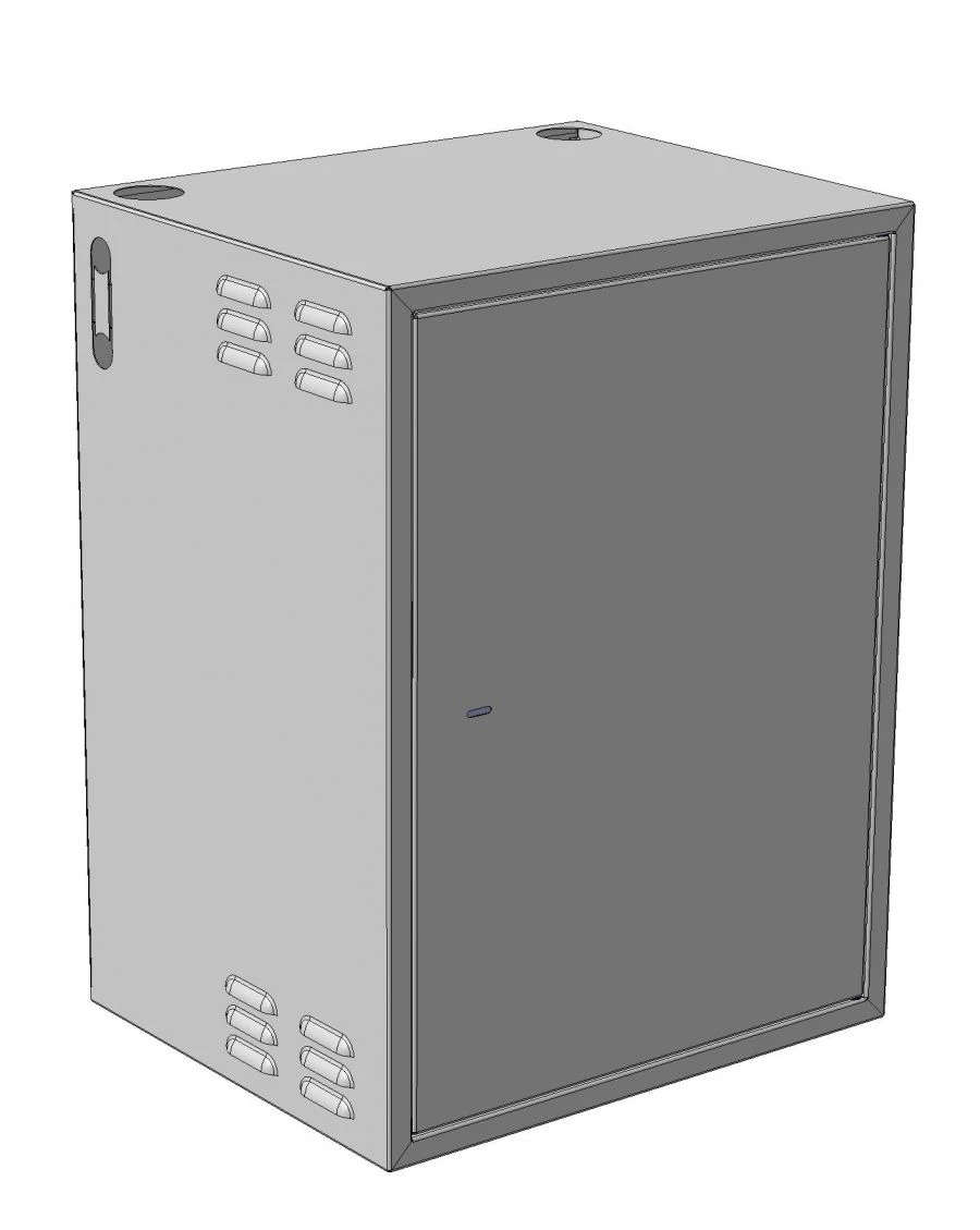 خزانة الاتصالات المعدنية المعلقة طراز ش ك ت - 18U - 560 - A