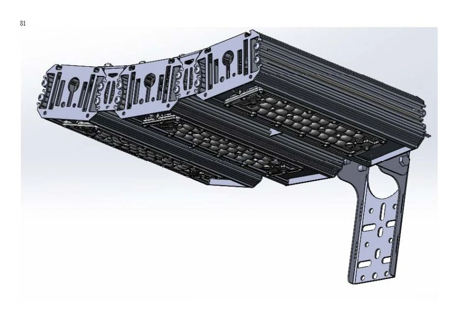 مصباح LED "تصميم صناعي MTM IoT" سلسلة كويبيك 120 ثلاثة وحدات