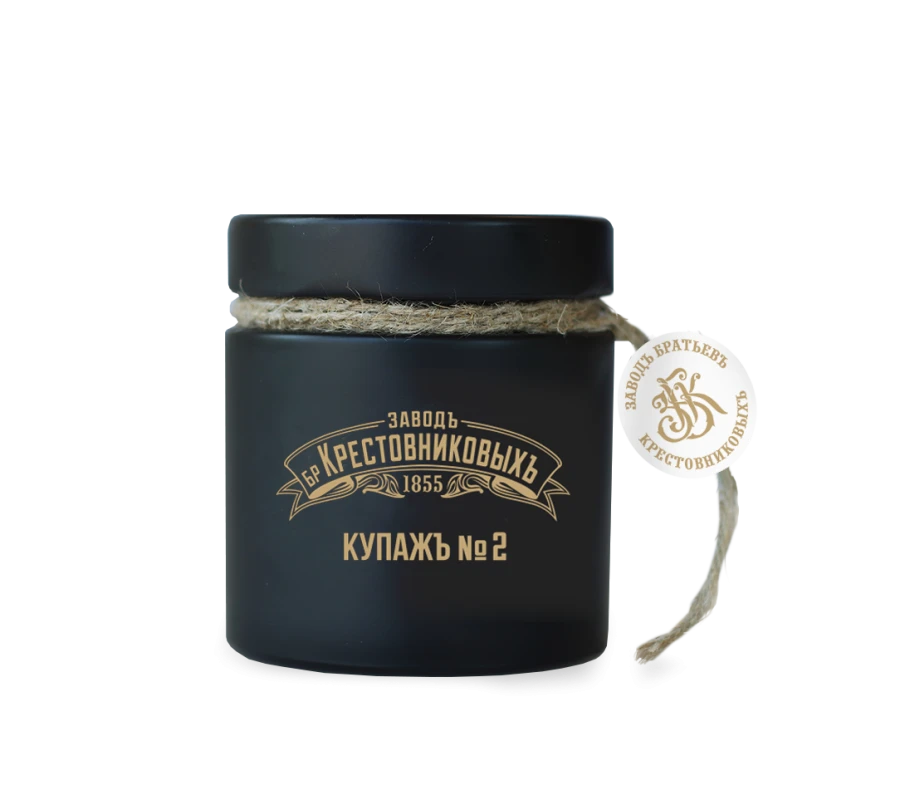 Decorative Aromatic Candle "Zavod Bratev Krestovnikovykh Kupazh No.2