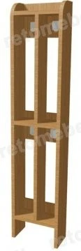 Dual-Tier Towel Rack for 4 Towels - Durable Design