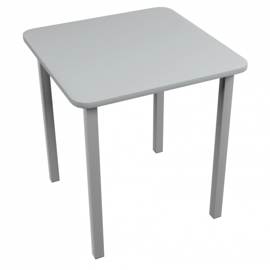 طاولة مربعة 700x700 مم مع حواف PVC
