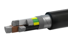 Power Cable AПвБШв with Aluminum Conductors and PVC Protection