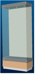 حالة عرض 1000x450x2230 للاستخدام التجاري