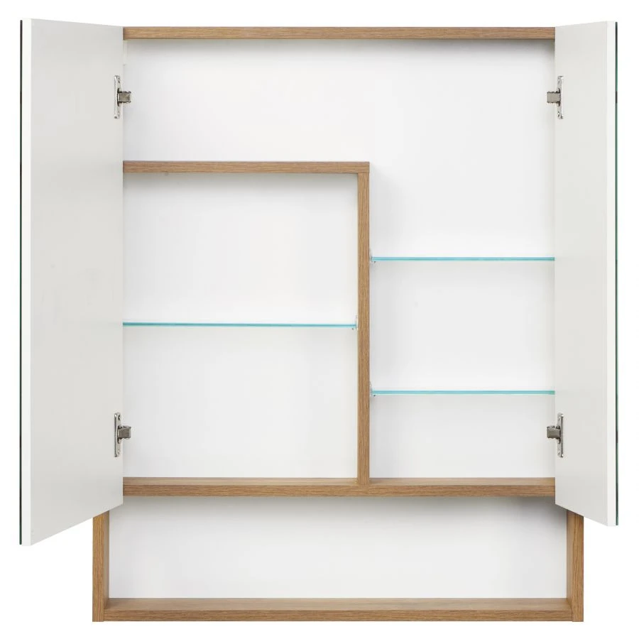 Aquaton Scandi 70 Mirror Cabinet with Rustic Oak Finish 1A252202SDZ901.A252.2.02S.DZ9.0