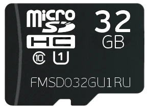 بطاقة الذاكرة micro SDHC بسعة 32 غيغابايت FMSD032GU1RU