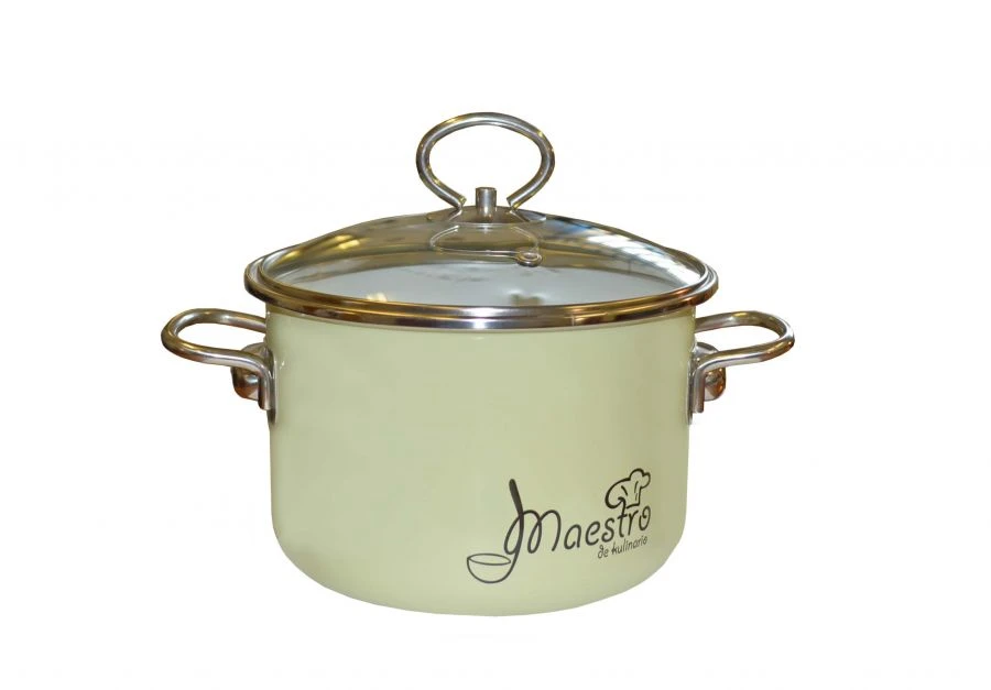 Deep Cylindrical Pot with Stainless Steel Handles - 2, 3, 4, 5.5L