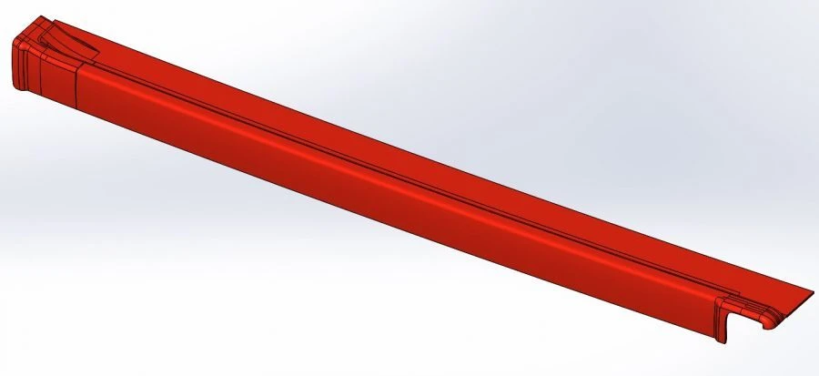 Vacuum-Formed Plastic Paneling for Vehicle Trim 6282-401-5403131
