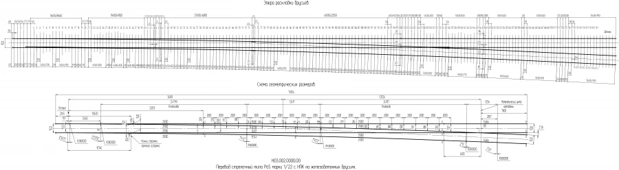 R65 Switch Type 1/22 for Concrete Beams - Project N03.002.0000.00-01