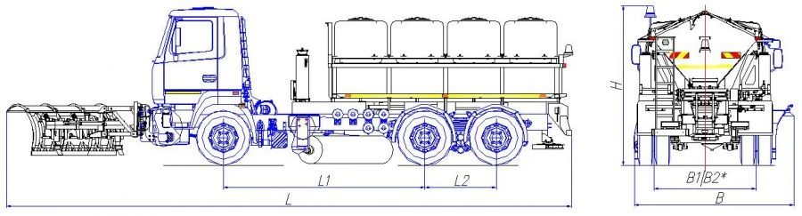 آلة صيانة الطرق العالمية نموذج MK-3533-11