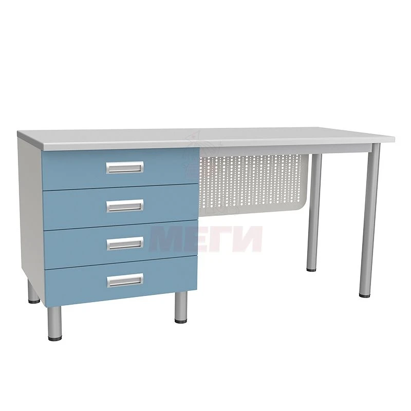 طاولة مختبر SL-05-MSK (SL-05-104) بأربعة أدراج