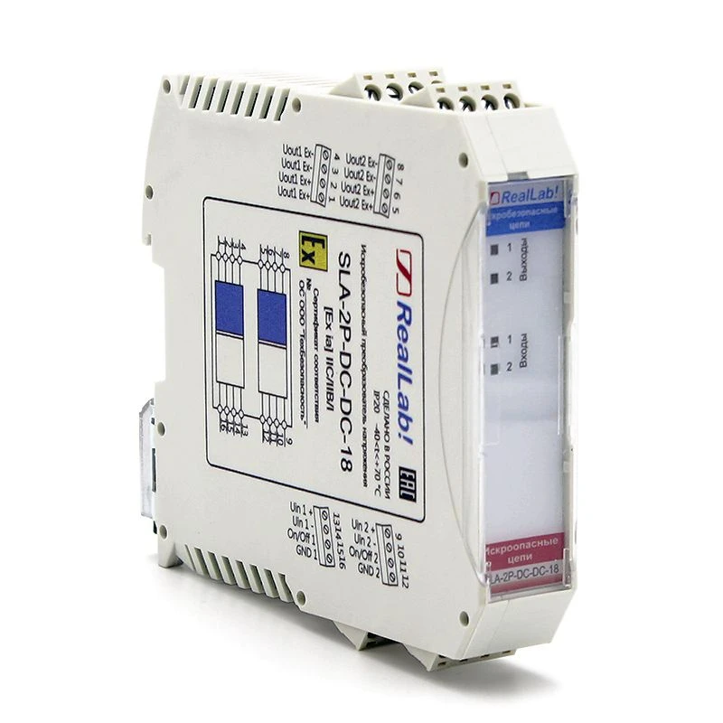 مصدر طاقة ثنائي القناة المقاوم للشرر SLA-2P-DC-DC-18