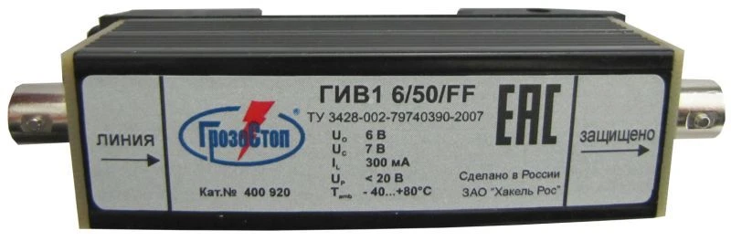 Surge Protection Device for Video Equipment GIV1 6/50/FF, Cat. No. 400 920