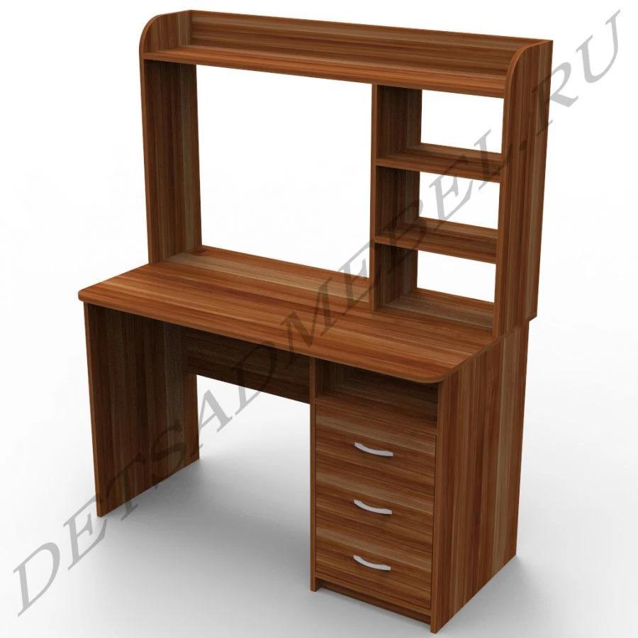مكتب مستطيل مع تخزين علوي M3.22