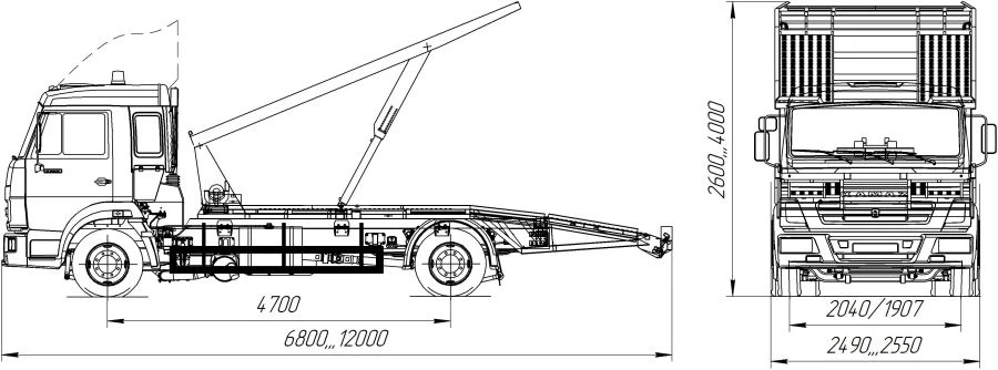 Special Evacuation Vehicle Type 3957K on KAMAZ 4308-G5 Chassis
