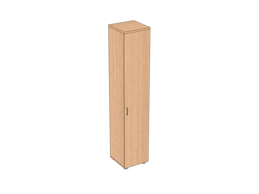 High Narrow One-Door Document Cabinet 400x405x2025 mm ApShD-4