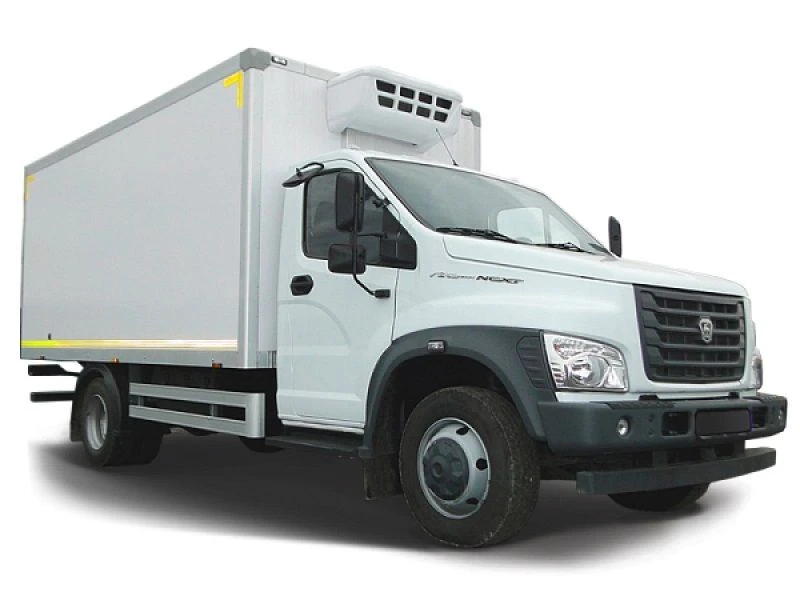 Isothermal Refrigerated Truck with Diesel Engine 47122A on GAZ C42R33 Chassis