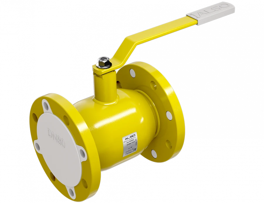 Full-Welded Steel Ball Valve ALSO Series GAS, Flanged, Full-Bore
