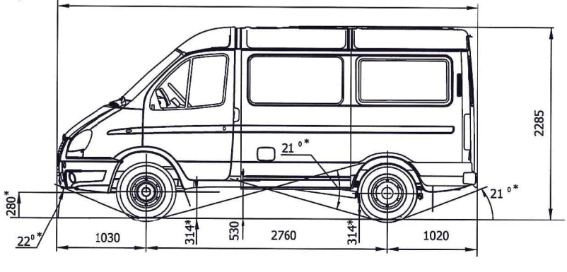Modified 27527 Chassis with Euro-2 Gasoline Engine