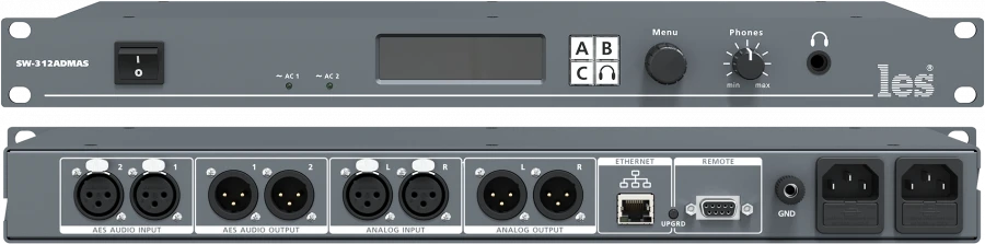 Audio Signal Backup Switch SW-312ADMAS