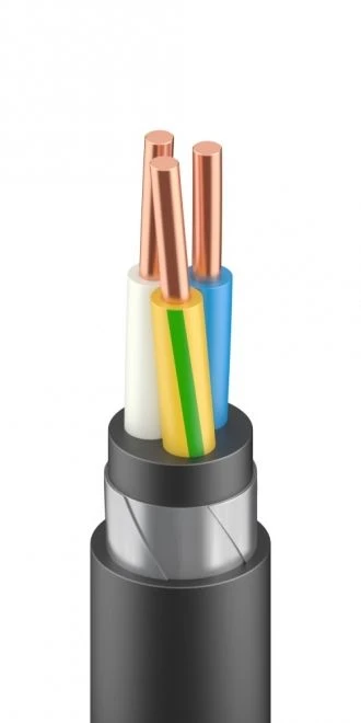 كابل طاقة مع عزل في غلاف، في خرطوم حماية من PVC