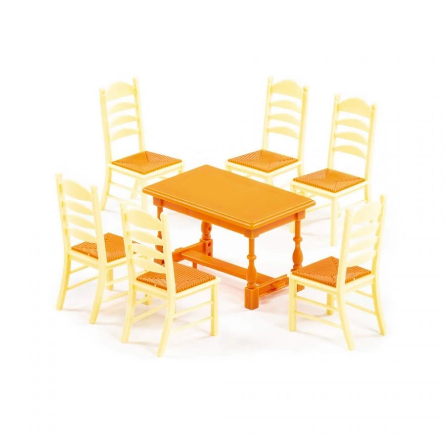 طقم أثاث الدمى رقم 6 (7 قطع) - رقم 54395